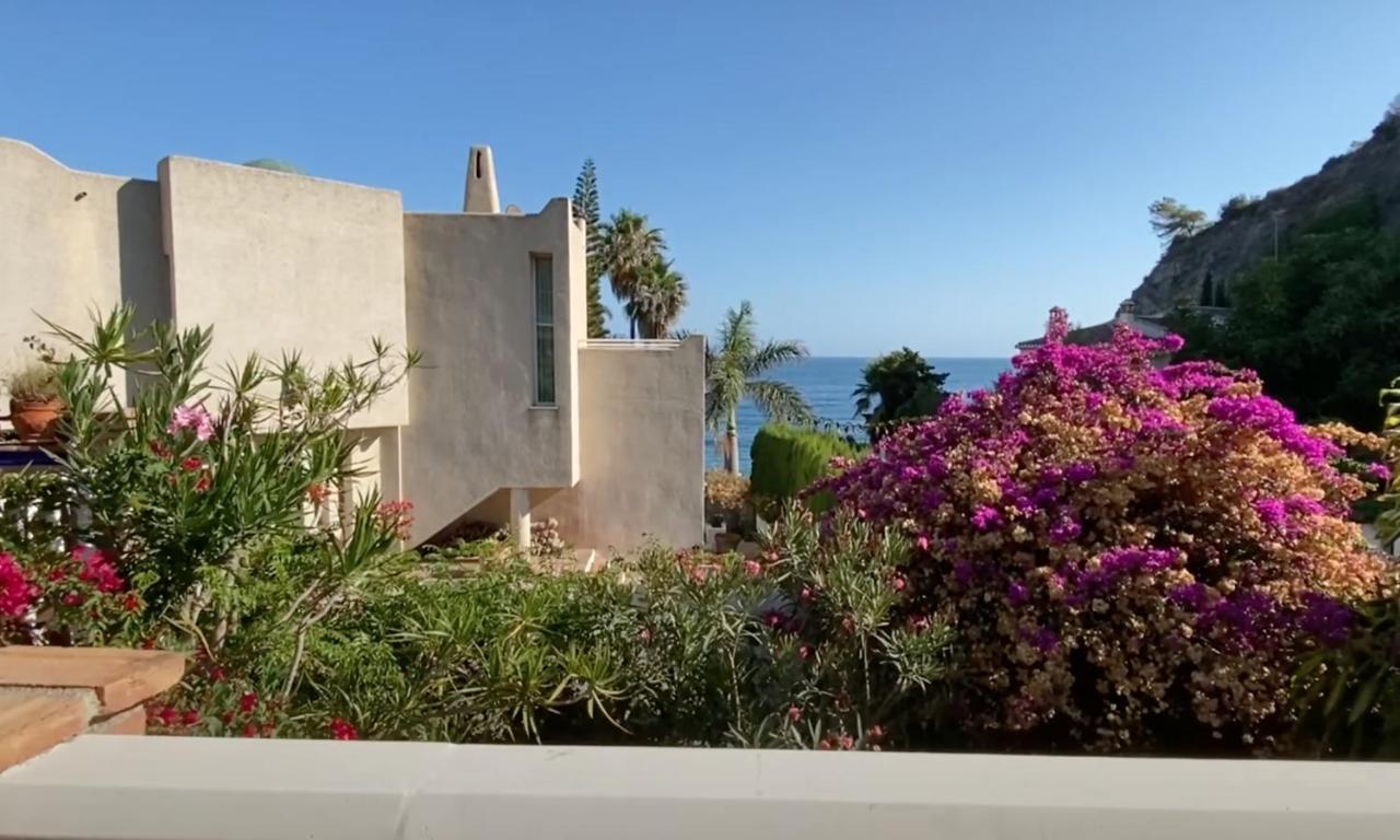 Espectacular Casa En La Playa Con Piscina Privada Villa Almuñécar Buitenkant foto